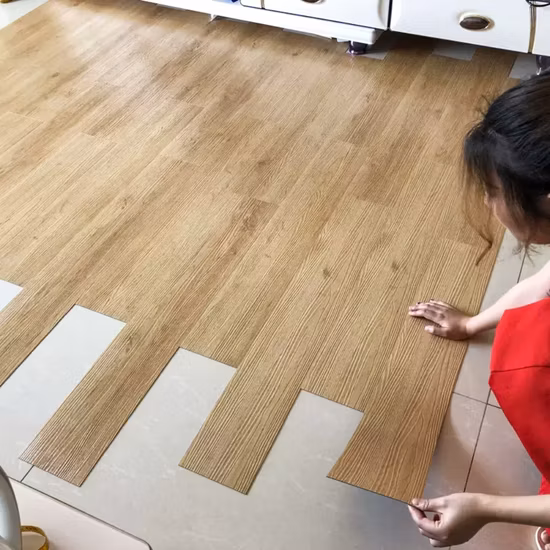 Pavimentazione in vinile di lusso con retro secco di qualità 3mm ed economica Lvt