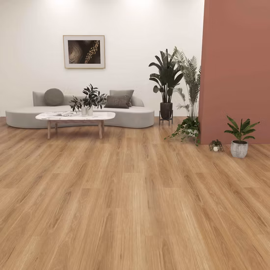 Piastrella per pavimenti in vinile di lusso impermeabile Lvt/PVC/Spc in plastica/gomma, clic/appiccicoso/auto
